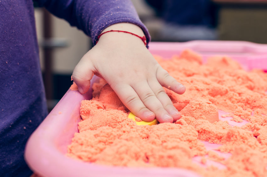 kinetic sand.